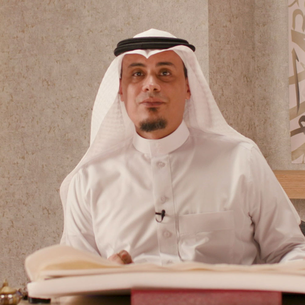 Calligrapher Hani Al-Tawil